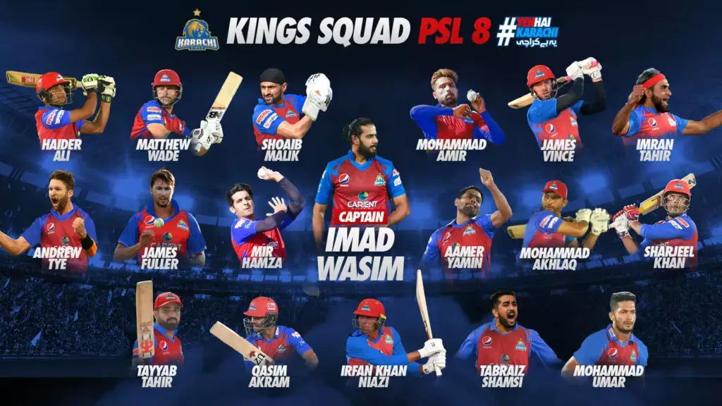 Karachi Kings Squad 2024 [KK PSL 9 Team Squad] CONFIRMED PSLschedule.pk